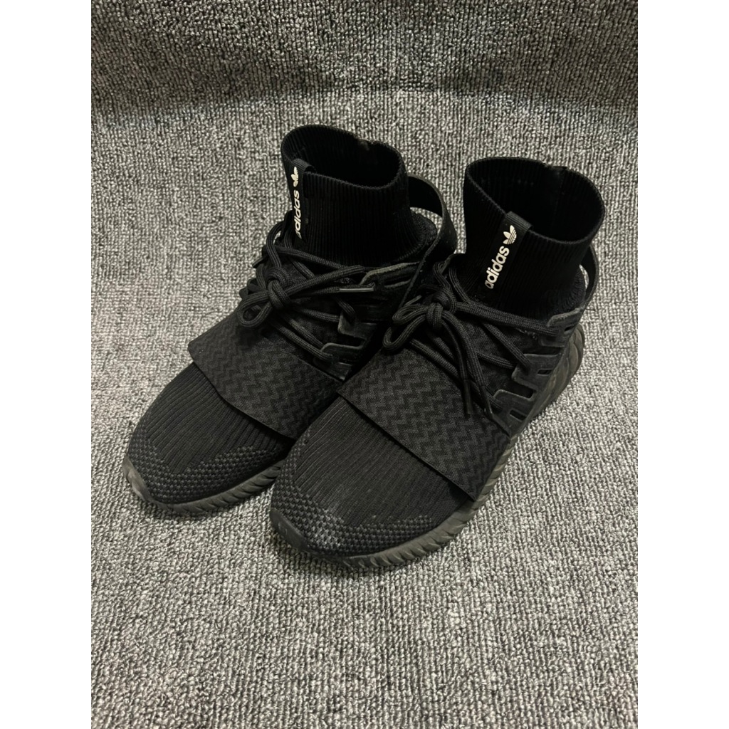 adidas Tubular Doom Triple Black 2.0 愛迪達襪套鞋 US7.5 黑色