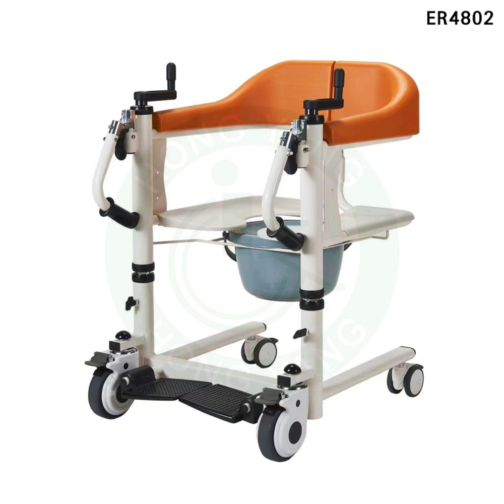 恆伸 ER4802 多功能移位機-無段調整豪華型 便盆椅 附輪便椅 移位機 坐姿移位 病患移位