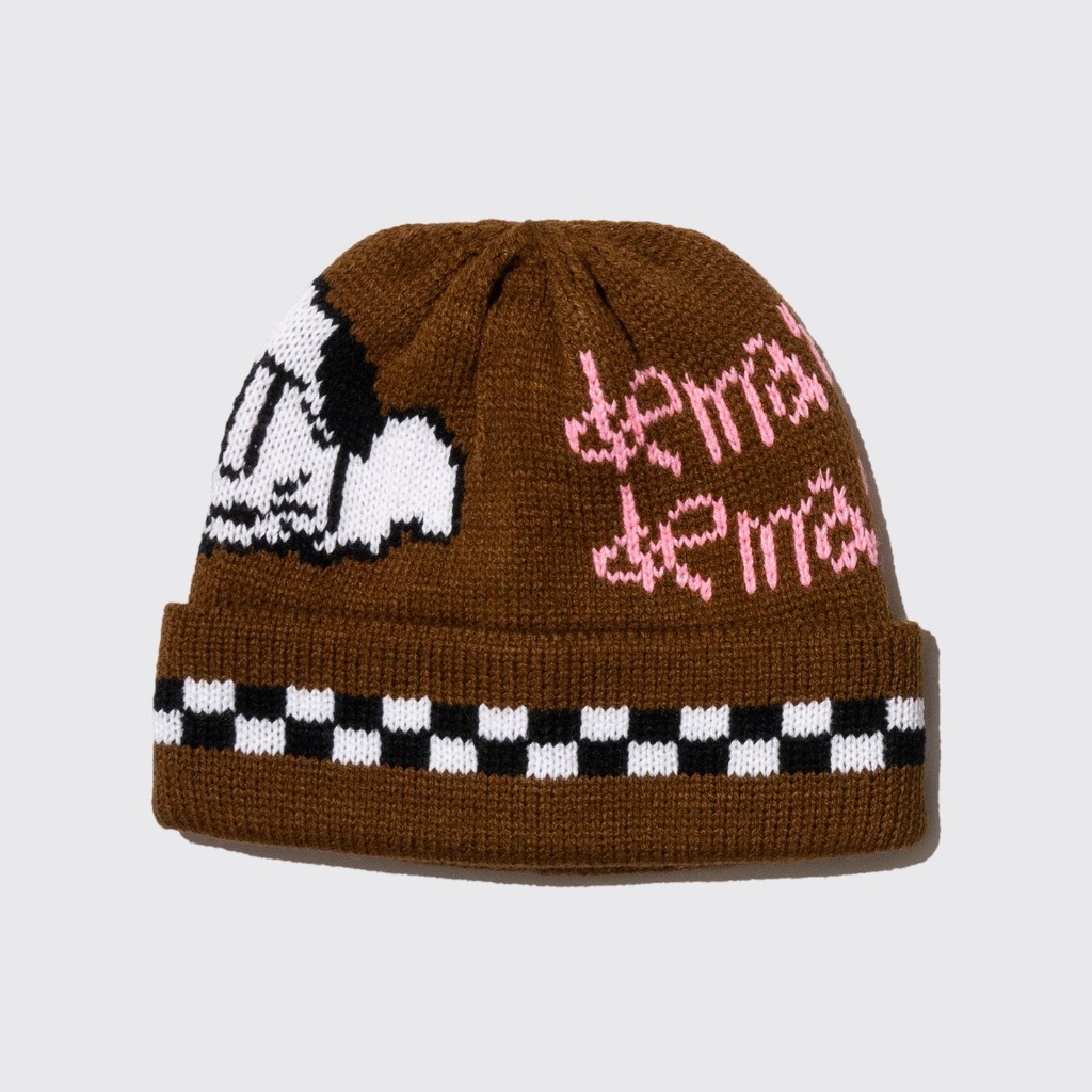 DeMarcoLab "I MISS YOU DOGGIE BEANIE" | BROWN