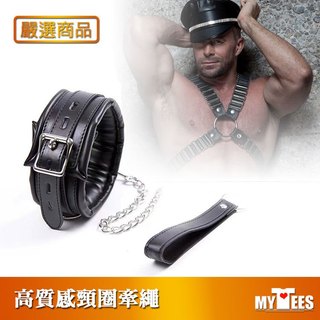 嚴選商品 給我過來!高質感項圈牽繩 COME ON!FAUX LEATHER COLLAR & LEAD BDSM調教