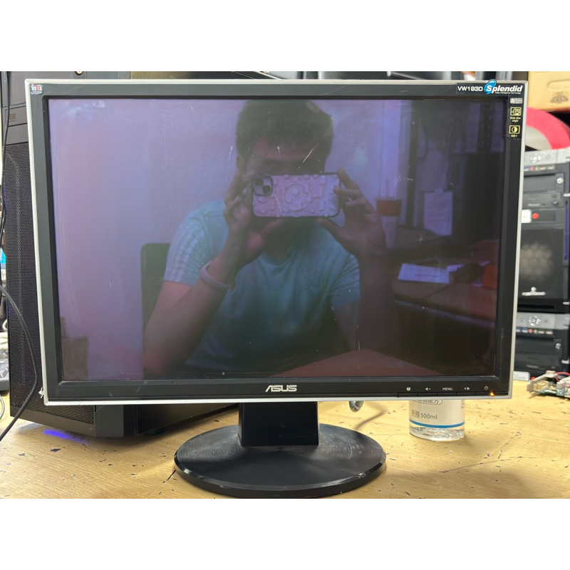 憲憲電腦二手 ASUS 19吋 型號VW193 LCD VGA螢幕 -保1個月