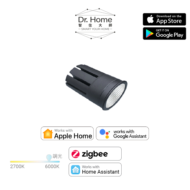 【智慧燈具】多系統 HomeKit 智慧MR16崁燈模組 調光調色 Philips Hue /HomeKit /Vizo