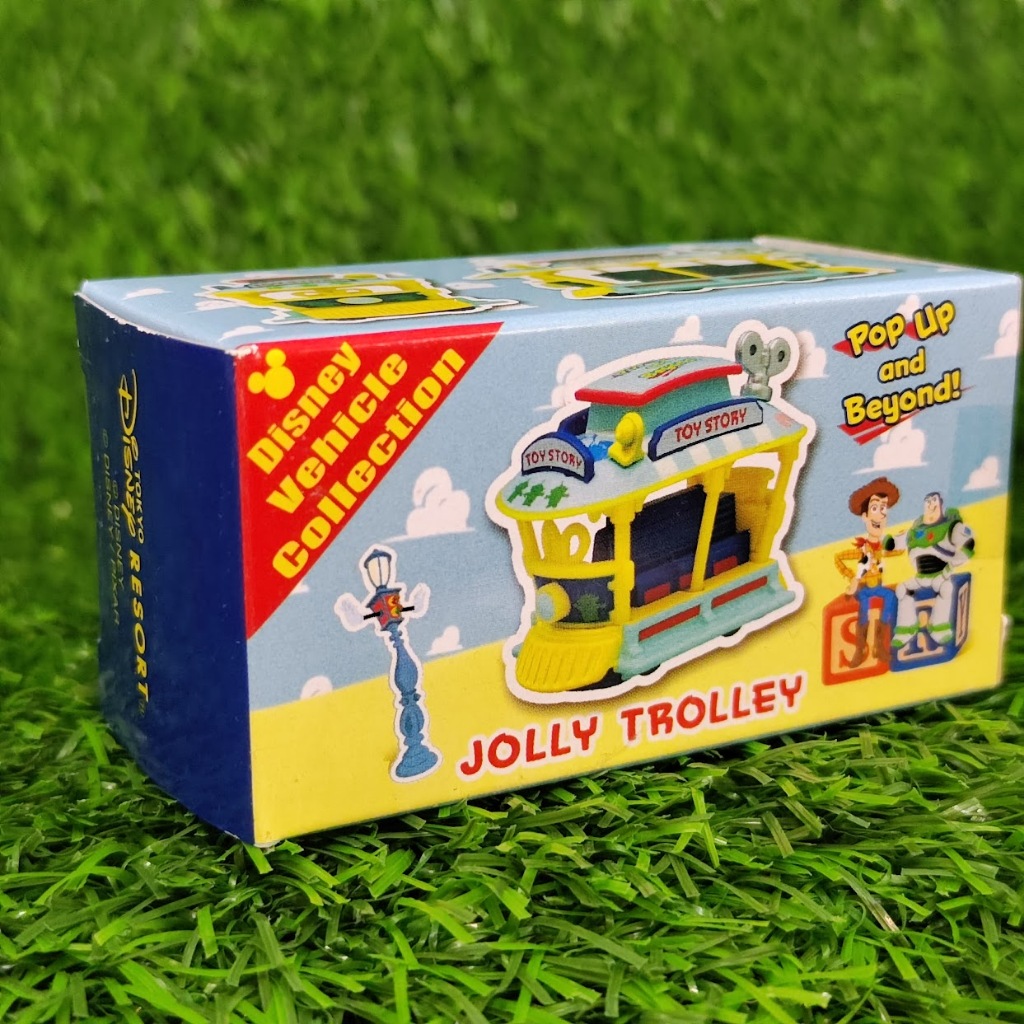 絕版 現貨 玩具總動員 攤車 電車 日本東京迪士尼 TOMICA Takara Tomy jolly trolley 1