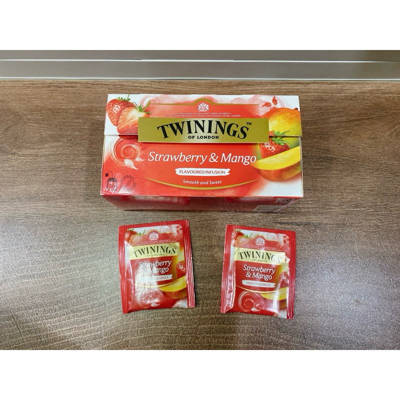 英國唐寧茶 Twinings草莓芒果茶無咖啡因 花果茶包