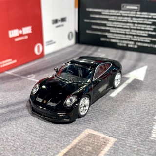 免運 紙盒/吊卡 MINI GT Porsche 911 992 GT3 黑色 保時捷 小汽車 606