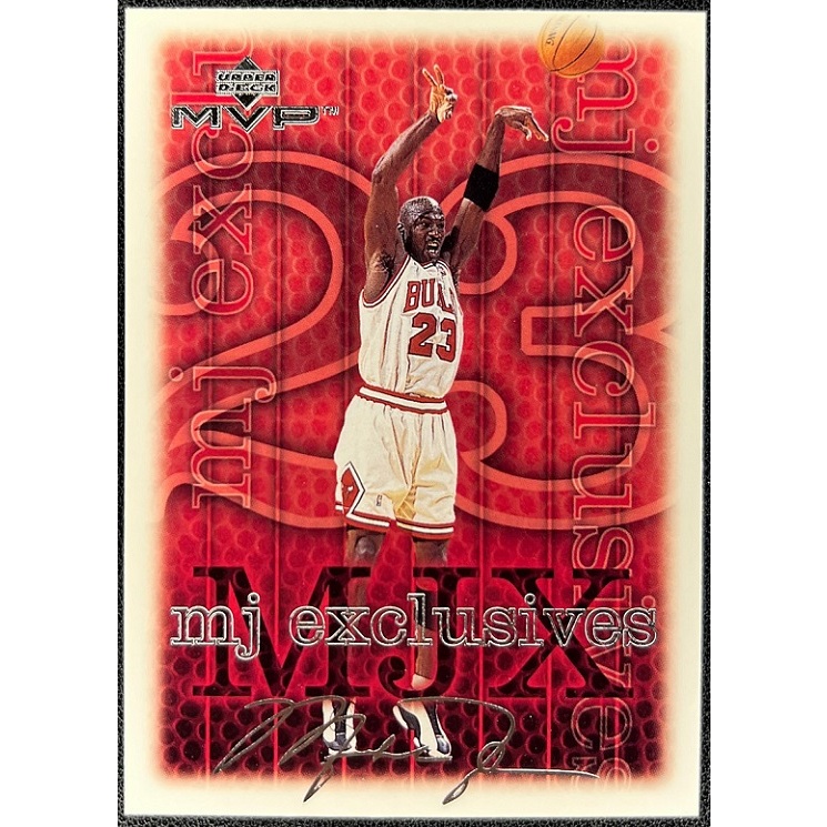 球員卡 Michael Jordan 1999-00 UD MVP Silver Script #193 印刷簽名