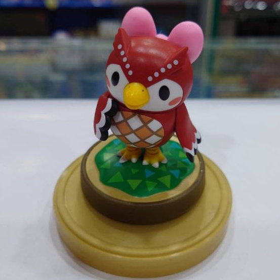 Amiibo 動物森友會 動物之森 動森公仔~貓頭鷹妹妹~小鳥姑娘~[拆封展示品]序號未使用沒附外盒~