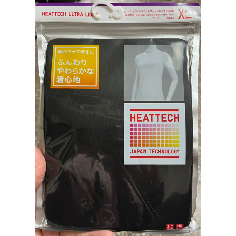 現貨-日本Uniqlo長袖發熱衣高領發熱衣Heattech