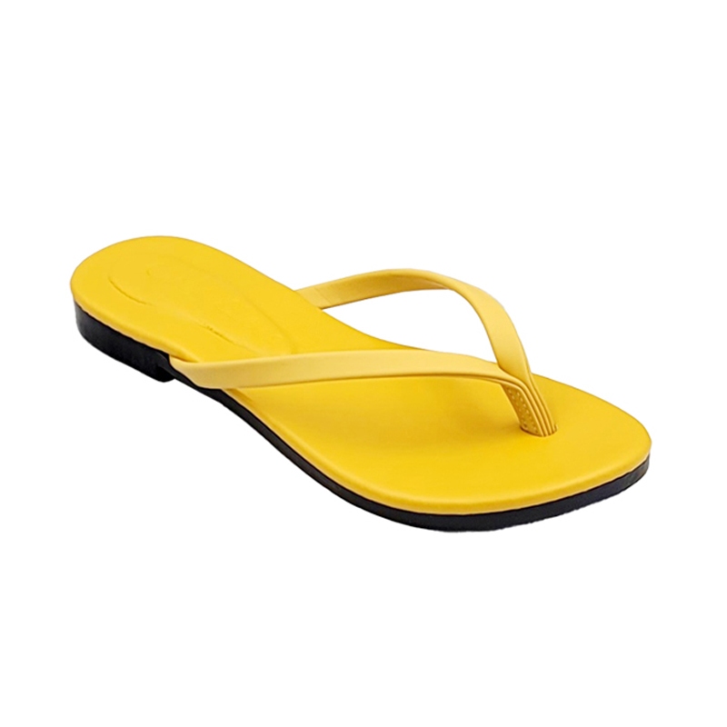 鞋鞋俱樂部 兒童夾腳拖鞋 999-GS168 黃色
