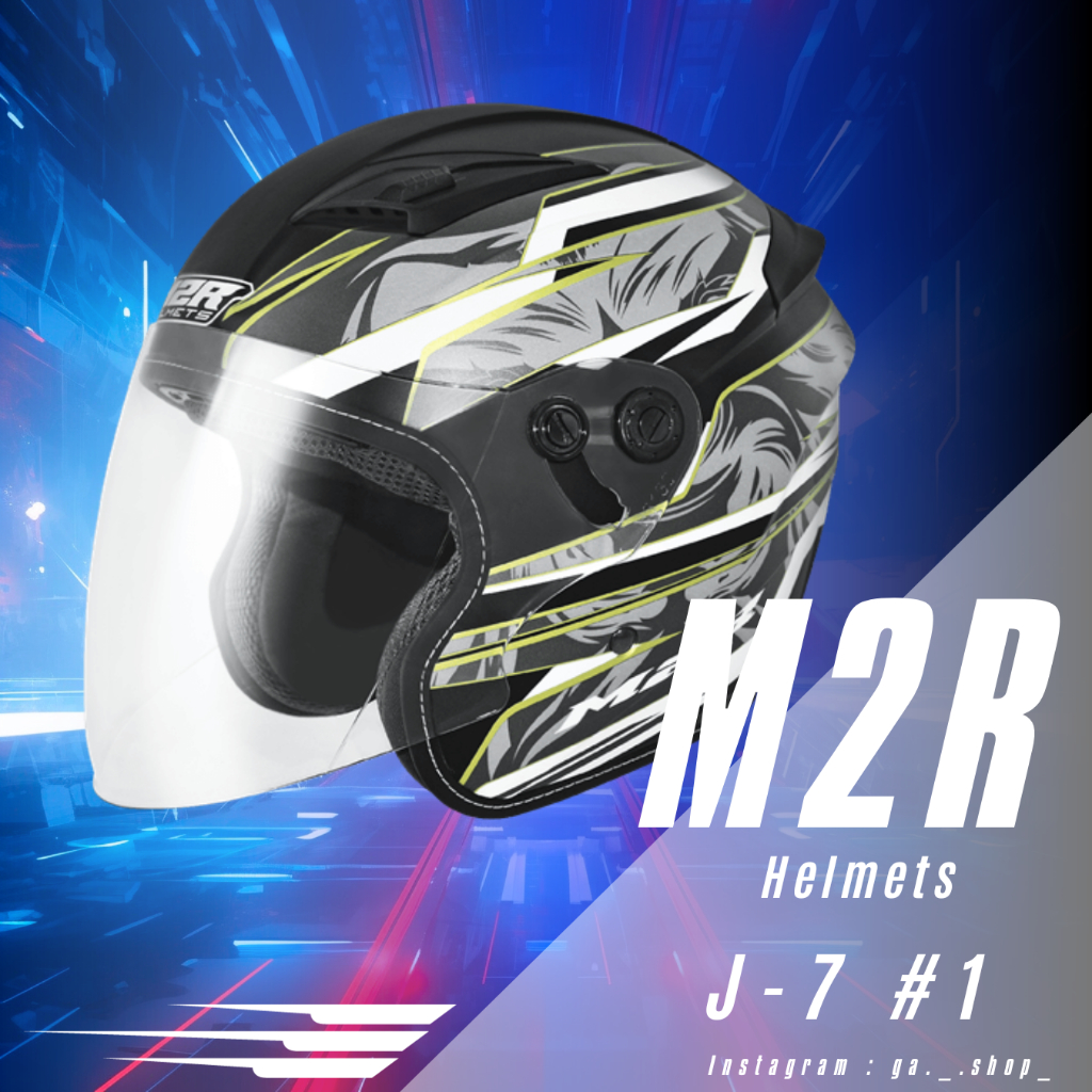 📣可刷卡🚚免運🥳附帽套💯原廠🚀商品全新🔥Ga_shop〔M2R J-7 J7 #1〕J7 復古 插扣 3/4帽款 安全帽