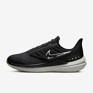 過季出清(男)【Nike】AIR WINFLO 9 WINDSHIELD男慢跑鞋-黑 DM1106-001