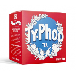 【即享萌茶】英國TYPHOO特選紅茶80茶包/盒(裸包,餐飲營業店家愛用茶款)促銷中