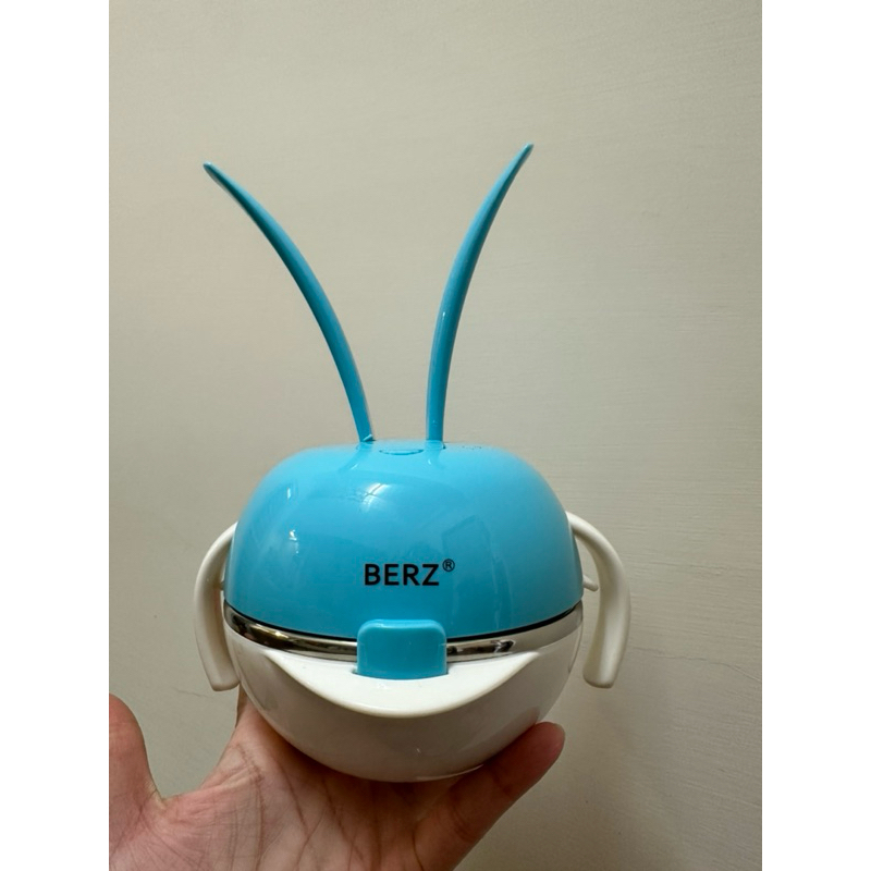 二手商品【BERZ】英國貝氏彩虹兔兒童不鏽鋼五合一餐具組