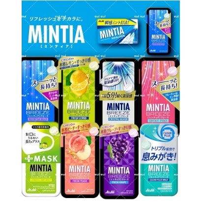 日本 Asahi 朝日 MINTIA 口含錠涼糖 口氣清新糖 喉糖 涼糖