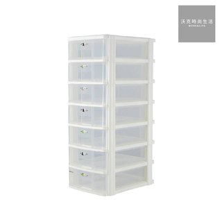樹德SHUTER魔法收納力A4玲瓏盒PC-2107W(7層抽屜)