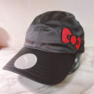 PUMA X Hello Kitty 聯名款 棒球帽 老帽 帽子 黑色款