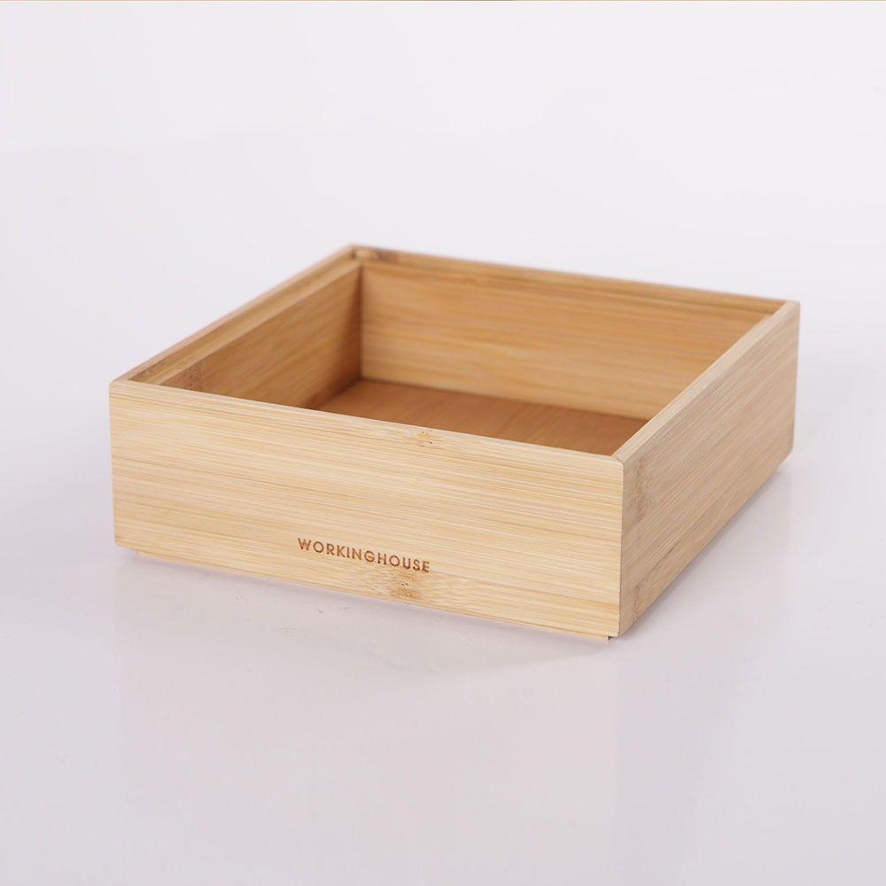 【生活工場】竹意方形收納盒 節省空間 收納雜物