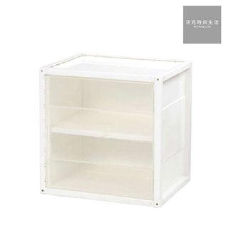 樹德SHUTER巧拼收納箱KD-2936A加門型-白體透明門【超取限購1個】