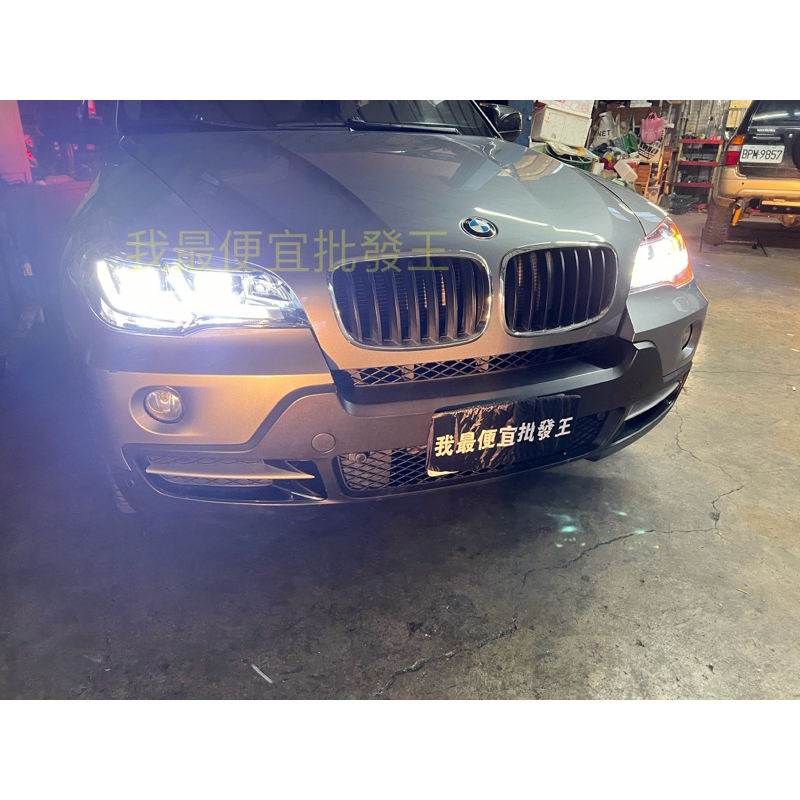 寶馬 BMW E70 X5 最新款 改後期 全 LED 魚眼 雷射 大燈 07-11 獨家免運 直上 藍眉 魚眼