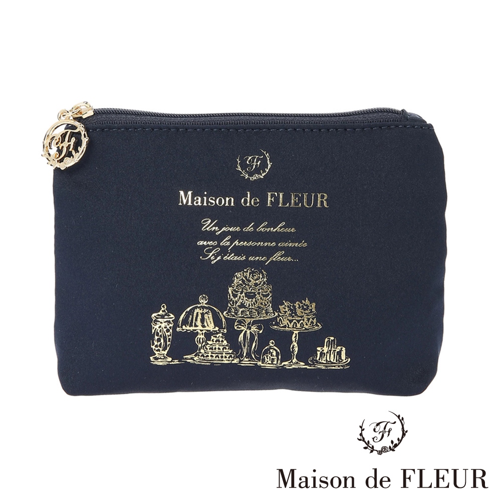 Maison de FLEUR 美人百花2号掲載款-春季甜點燙金手拿包(8A41FTJ0500)
