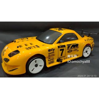 ◣瘋玩具◥ TM 精凌 G4D+【RX7】【推式離合器+碳纖二樓板】1/10 二段變速 18級引擎房車 RTR