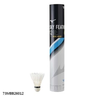 24磅羽球 / MIZUNO美津濃 天然羽球 鵝毛 SKY FEATHER 60 F60 練習級 CP值高