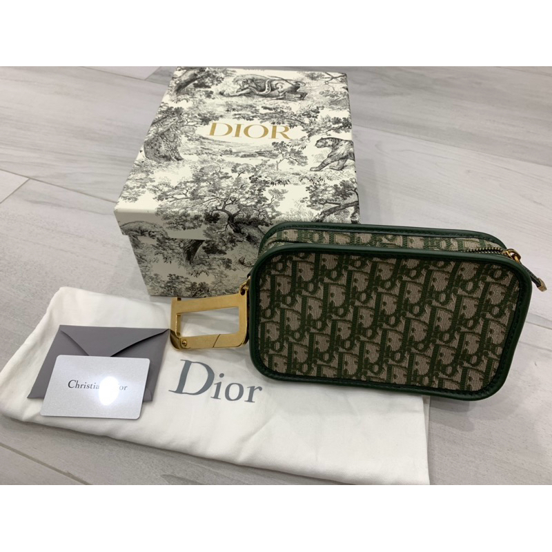 FG美選 DIOR 手拿包 99新 近全新閒置包 全配 有購證 可以自己DIY買背帶