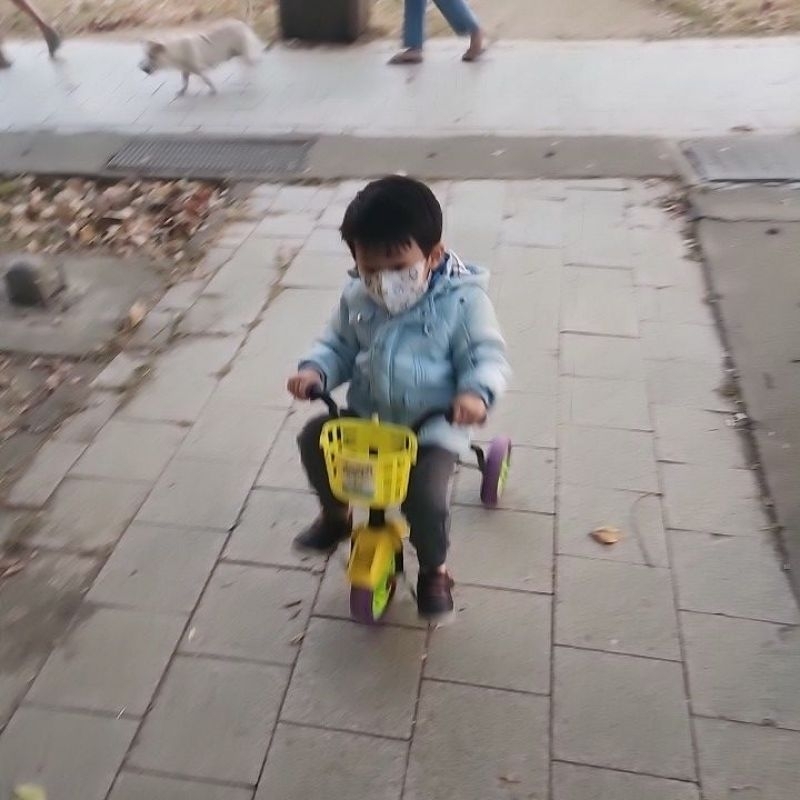 二手 BIKEONE MINI8 12吋 復古兒童三輪車腳踏車 幼童 三輪車 高雄面交