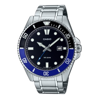 卡西歐 CASIO / MDV-107D-1A2 / 指標系列 (附錶盒) 旋入式背蓋 防水200米