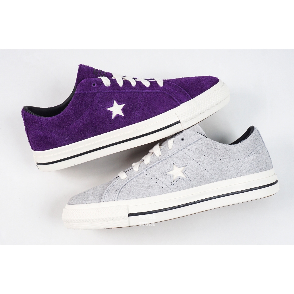 胖達）CONVERSE ONE STAR PRO 麂皮 運動鞋 A08141C 紫 A08128C 灰 男女鞋