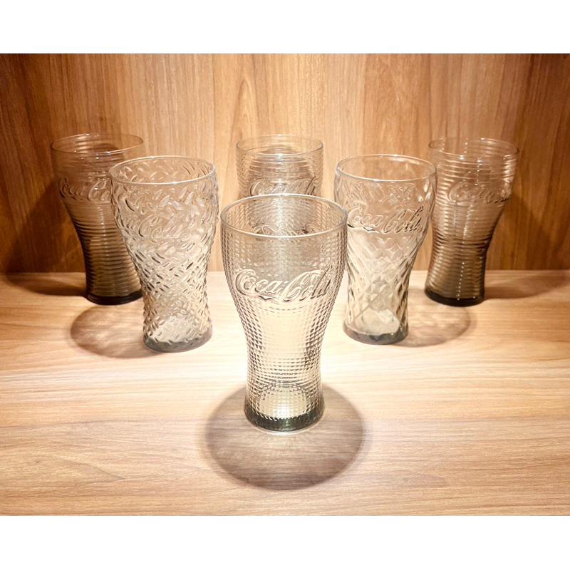 【 shower’s 】可口可樂 Coca Cola 曲線玻璃杯 美中古正品 早期老物收藏 市面罕見 文青商空