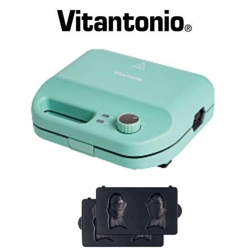 超商代購台灣公司貨 Vitantonio 多功能計時鬆餅機 湖水綠