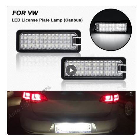 福斯專用 LED牌照燈  VW GTi Golf 4 5 6 7 MK4 MK5 MK6 MK7 Golf7 車牌燈