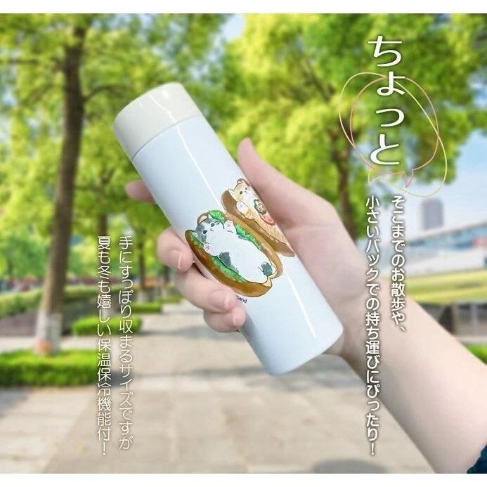 日本插畫 Mofusand 貓福珊迪人氣插畫家 貓咪不鏽鋼保溫瓶| 150ml