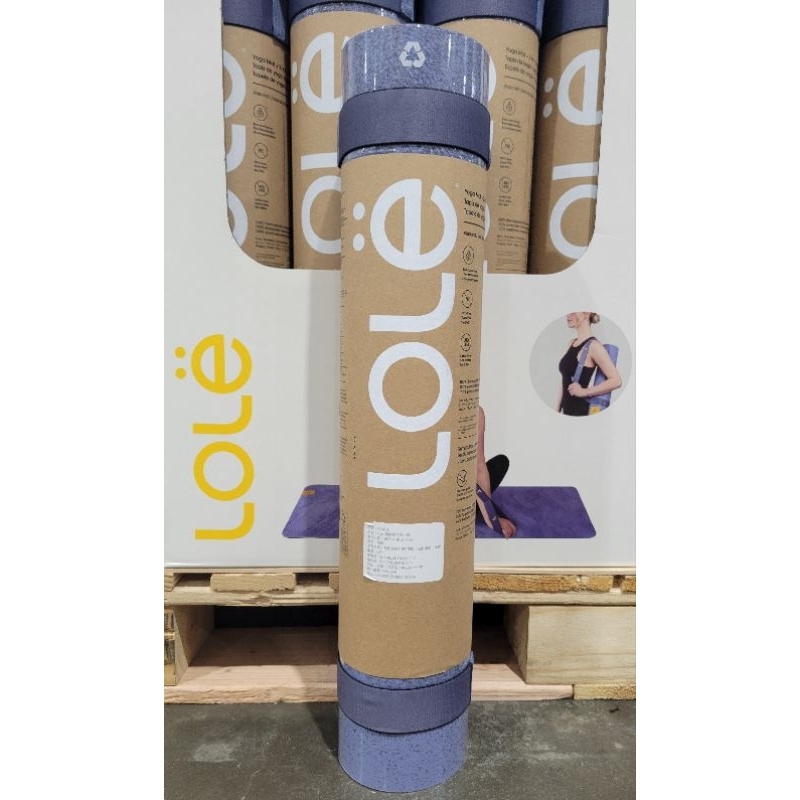 【小如的店】COSTCO好市多代購~LOLE TPE 瑜珈墊-含彈力帶180*61cm(1入) 1428084