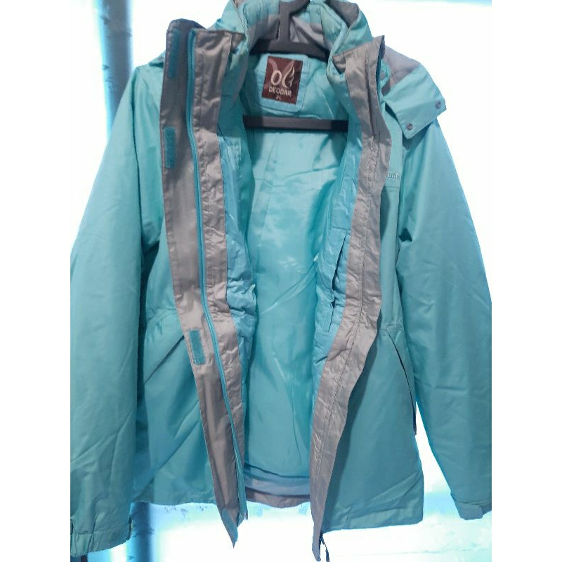 （2手）DEODAR 兩件式防潑水保暖外套(XL)