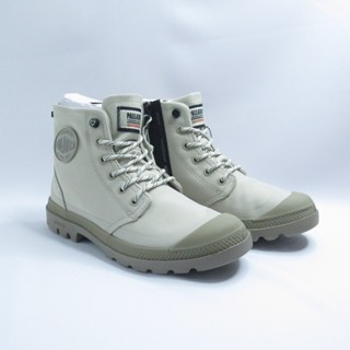 Palladium 74066103 PAMPA RCY LT+WP+ZIP 男女休閒鞋 防潑水 米白淡綠