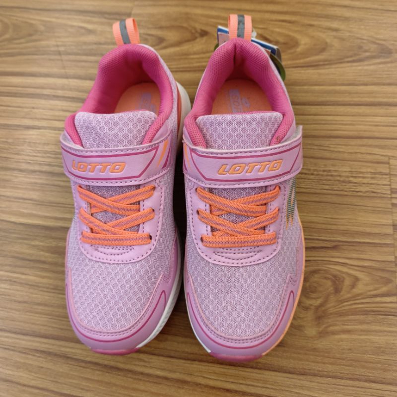 全新女童LOTTO粉色球鞋（21cm）