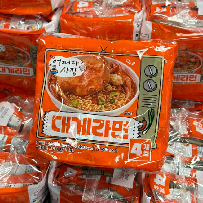 🇰🇷韓國零食🇰🇷【新口味✨】Paldo八道 偶然成為社長 大蟹拉麵 花蟹 螃蟹【9670韓國零食代購】