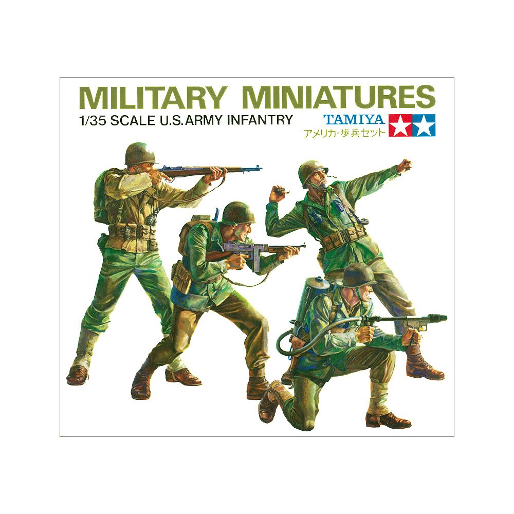 田宮tamiya   35013---1/35 美軍步兵US ARMY INFANTRY 含4人形及裝備
