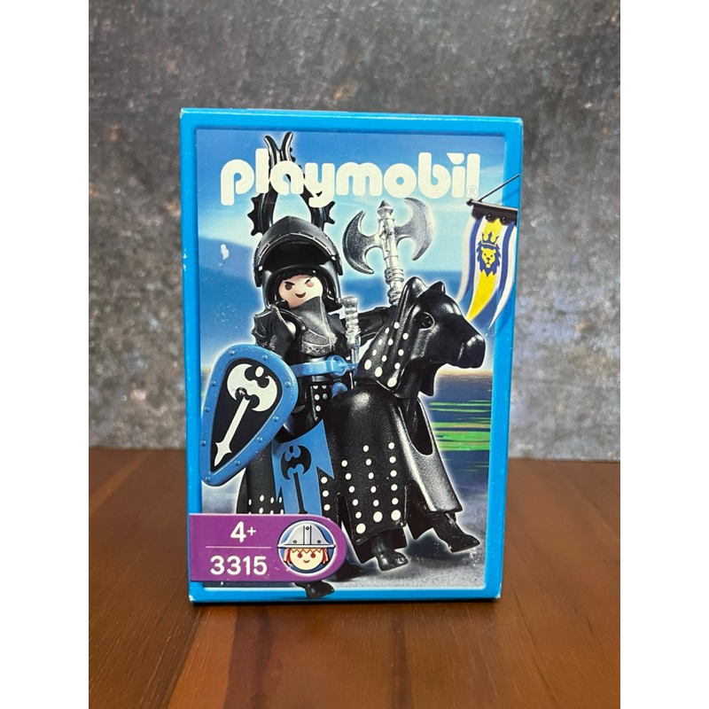 Playmobil 摩比3315全新絕版盒裝暗黑暗夜騎士