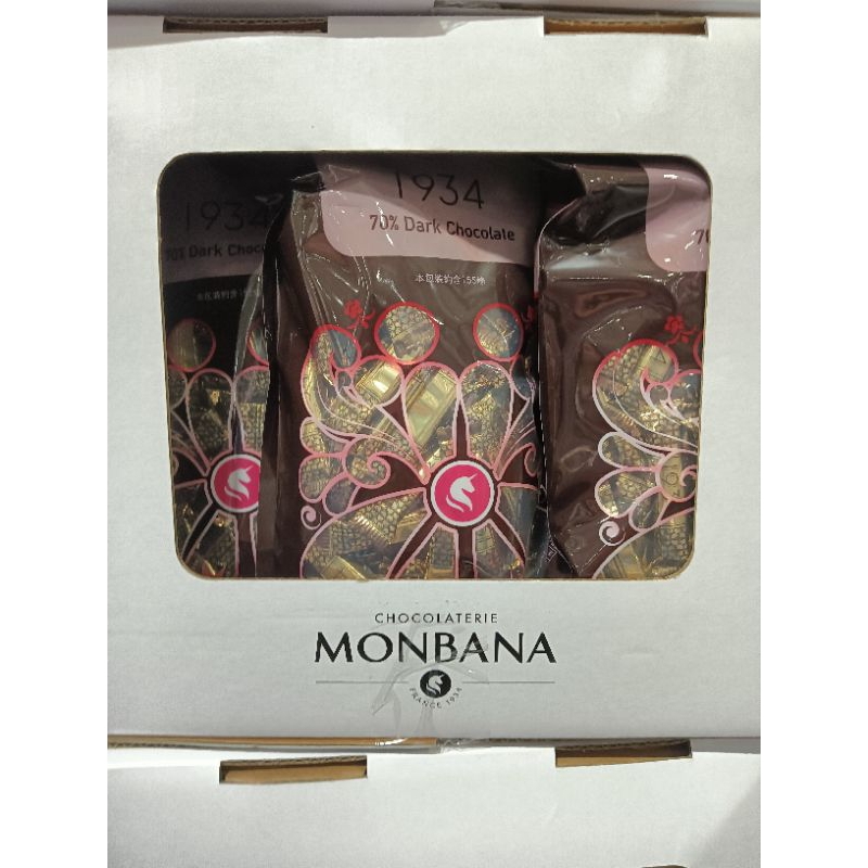 Monbana 1934 70%迦納黑巧克力條 640公克