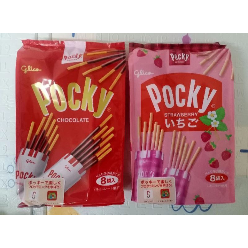 日本 Glico固力果 Pocky巧克力棒/草莓棒 Pocky餅乾
