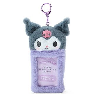 ⭐️現貨⭐️日本三麗鷗SANRIO 絨毛卡套 毛毛卡套 卡片套附扣 偶像應援 票卡套 車票套 庫洛米 大耳狗 酷企鵝
