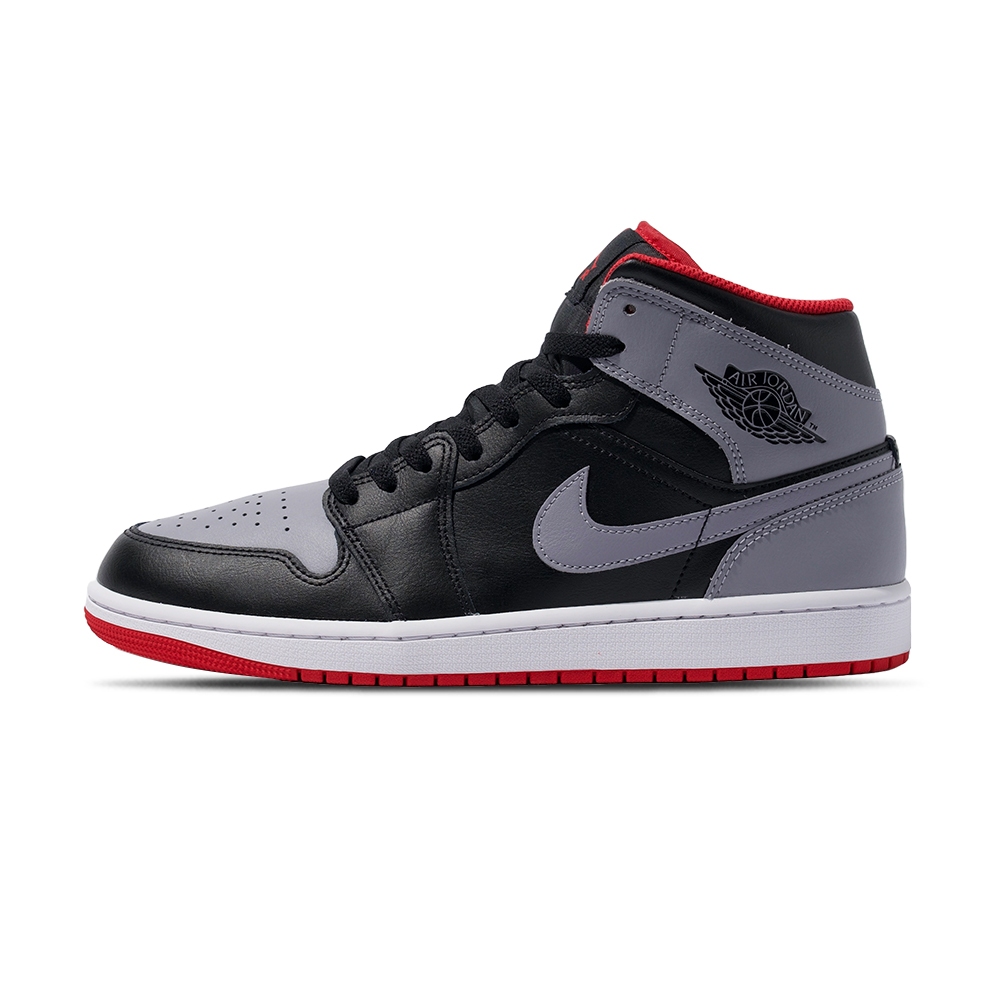 Nike Air Jordan 1 Mid 男 灰黑 AJ1 中筒 喬丹 運動 休閒鞋 DQ8426-006