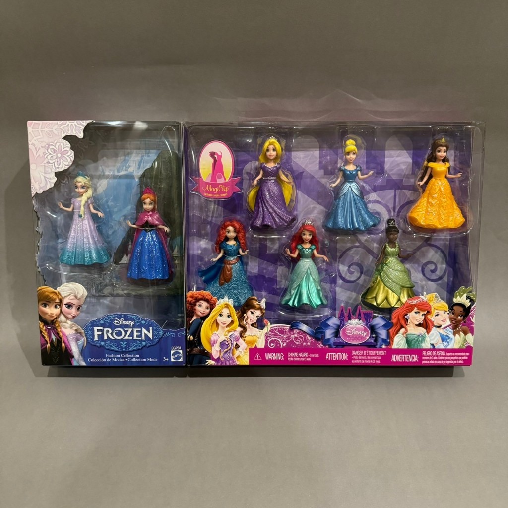 好事多購入 全新 冰雪奇緣 迪士尼公主系列 換裝娃娃 一組