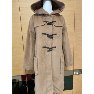 e hyphen world gallery 日貨 日本購入 長版 牛角扣大衣🧥近全新