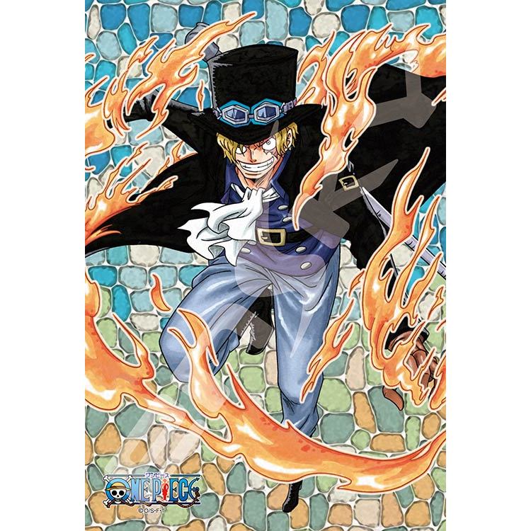 126-AC33 絕版迷你透明塑膠126片日本進口拼圖 One piece 海賊王 航海王 薩波 竜の鉤爪 龍爪拳