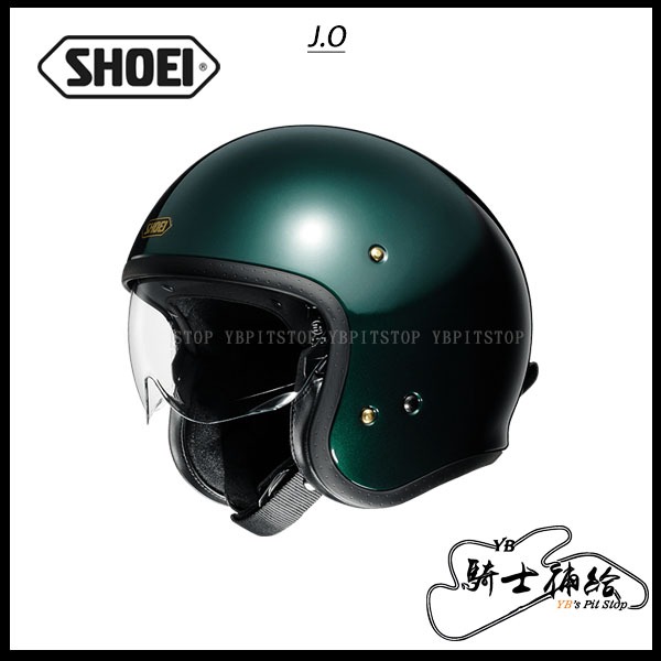 ⚠YB騎士補給⚠ SHOEI J.O BRITISH GREEN 英國綠 代理公司貨 3/4 復古帽 內墨片 JO