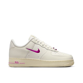 NIKE 女鞋 W AIR FORCE 1 '07 SE 米白桃紅【A-KAY0】【FB8251-101】